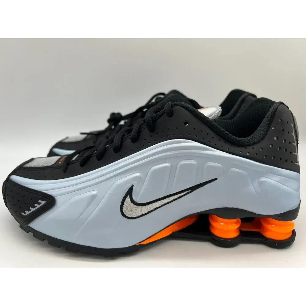 Nike Shox R4 Blue Tint Total Orange Women’s Size 8.5 AR3565-401 New.